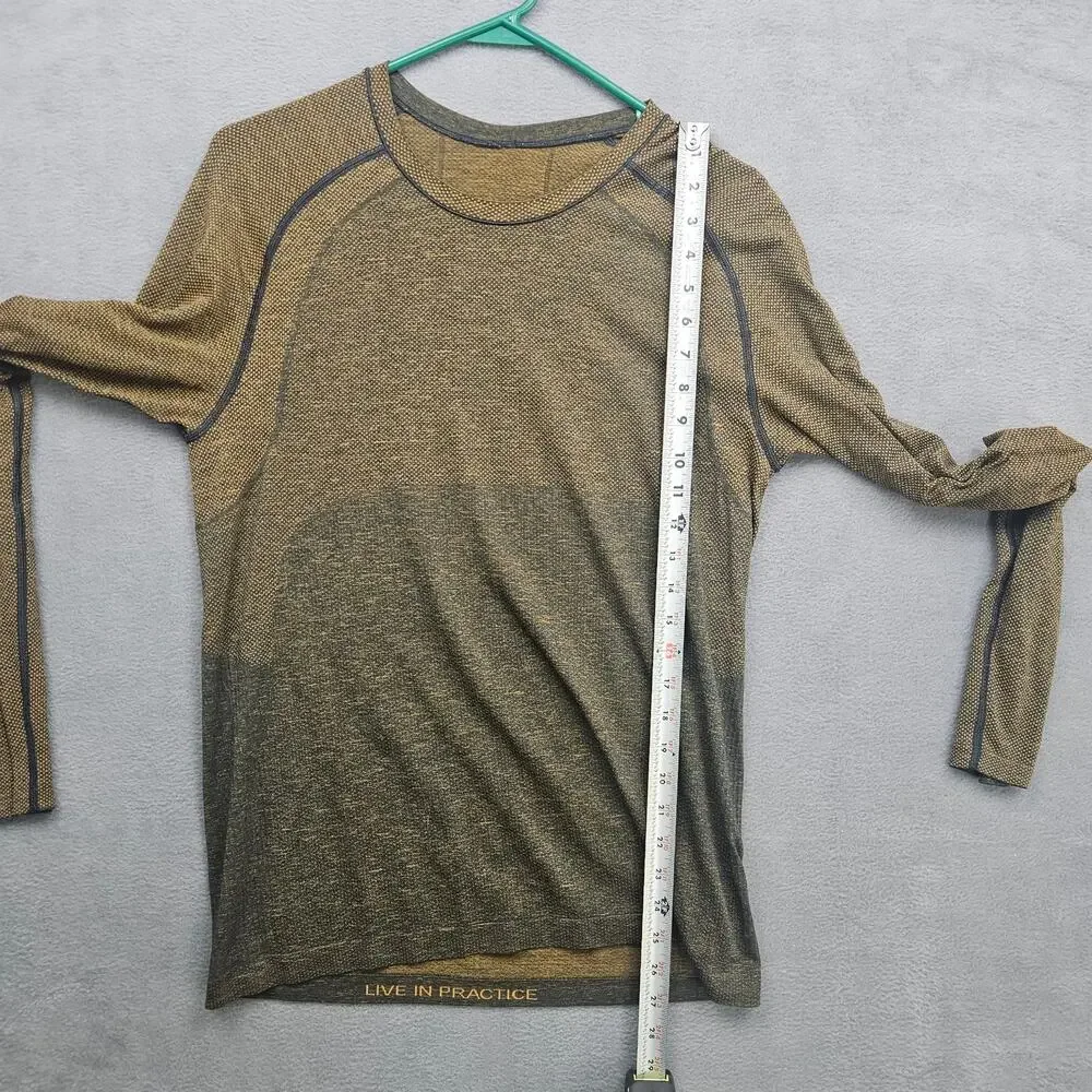Lululemon Men's Activewear Long Sleeve Tee Shirt Size Medium‎